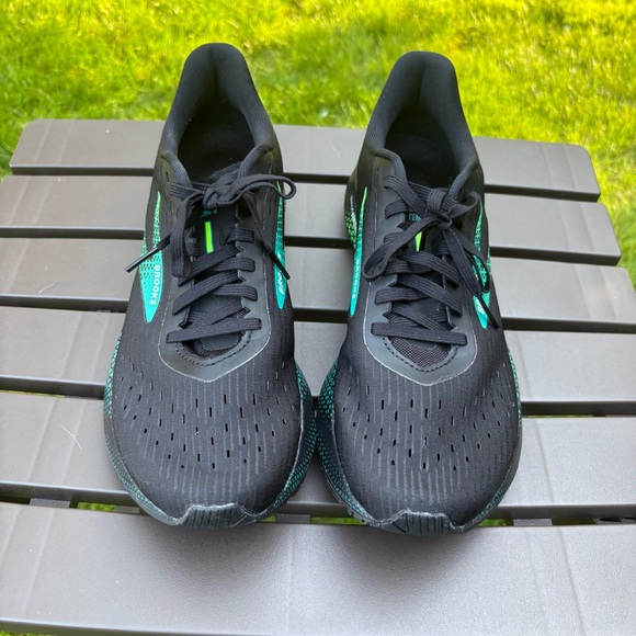 Brooks Hyperion Tempo Speed Running Shoes Black/Kayak Blue/Green Gecko Men’s 9 main image 12